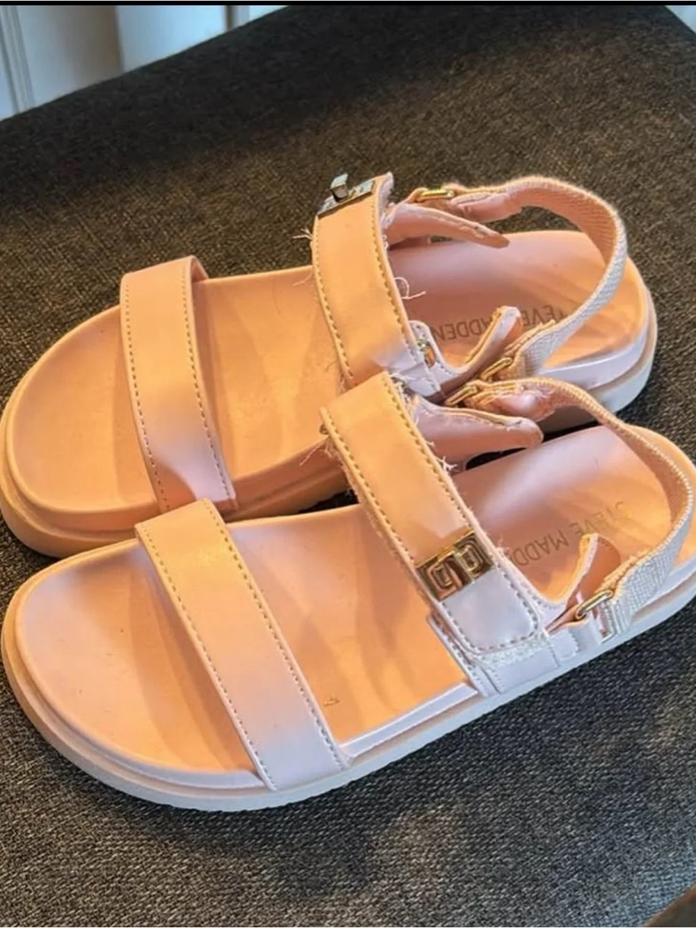 Steve Madden Kids Pink Casual Strap Sandals